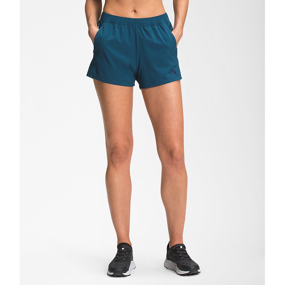 The North Face Shorts Womens Australia - The North Face Wander Blue (ZTU-870943)